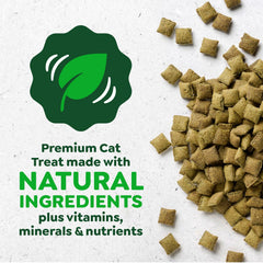 Ingredientes naturales y vitaminas en Greenies Feline Smartbites