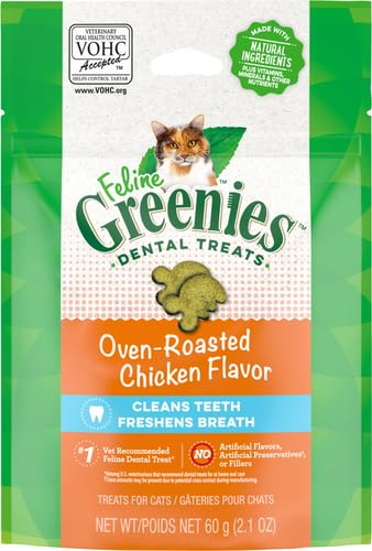 Greenies Gato control tartaro, ayuda a mantener dientes más limpios.