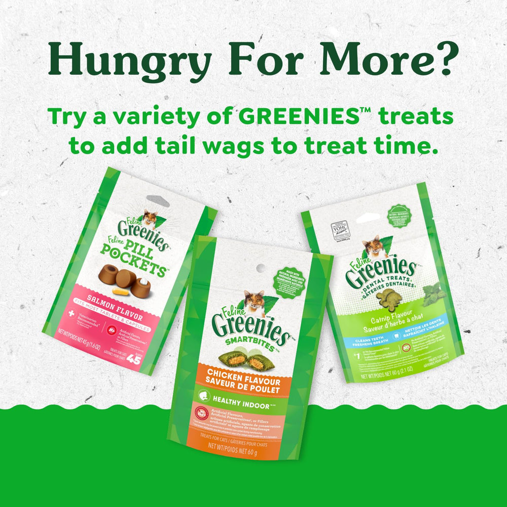 Greenies Feline Smartbites: uso en dispensador de premios para juego.