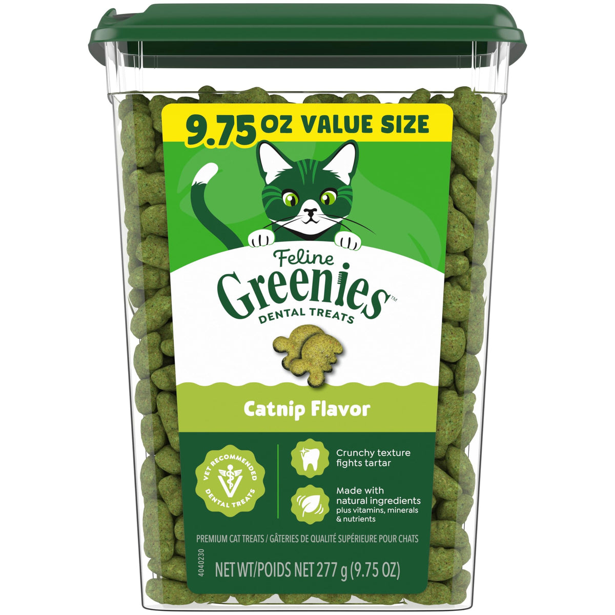 Greenies empaque frasco 9.75 onzas para uso diario