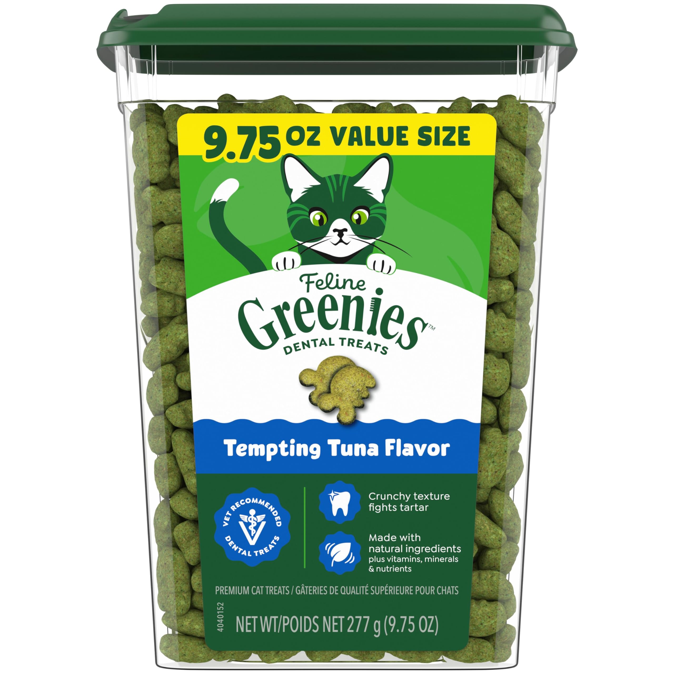 Greenies Premios Dentales Naturales para Gatos: higiene diaria.