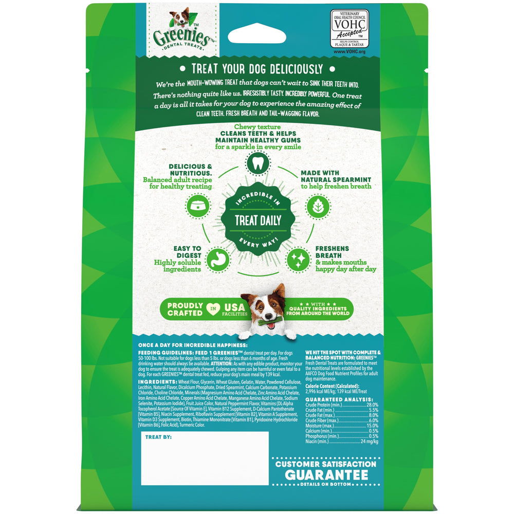 Higiene bucal diaria con Greenies para perros grandes