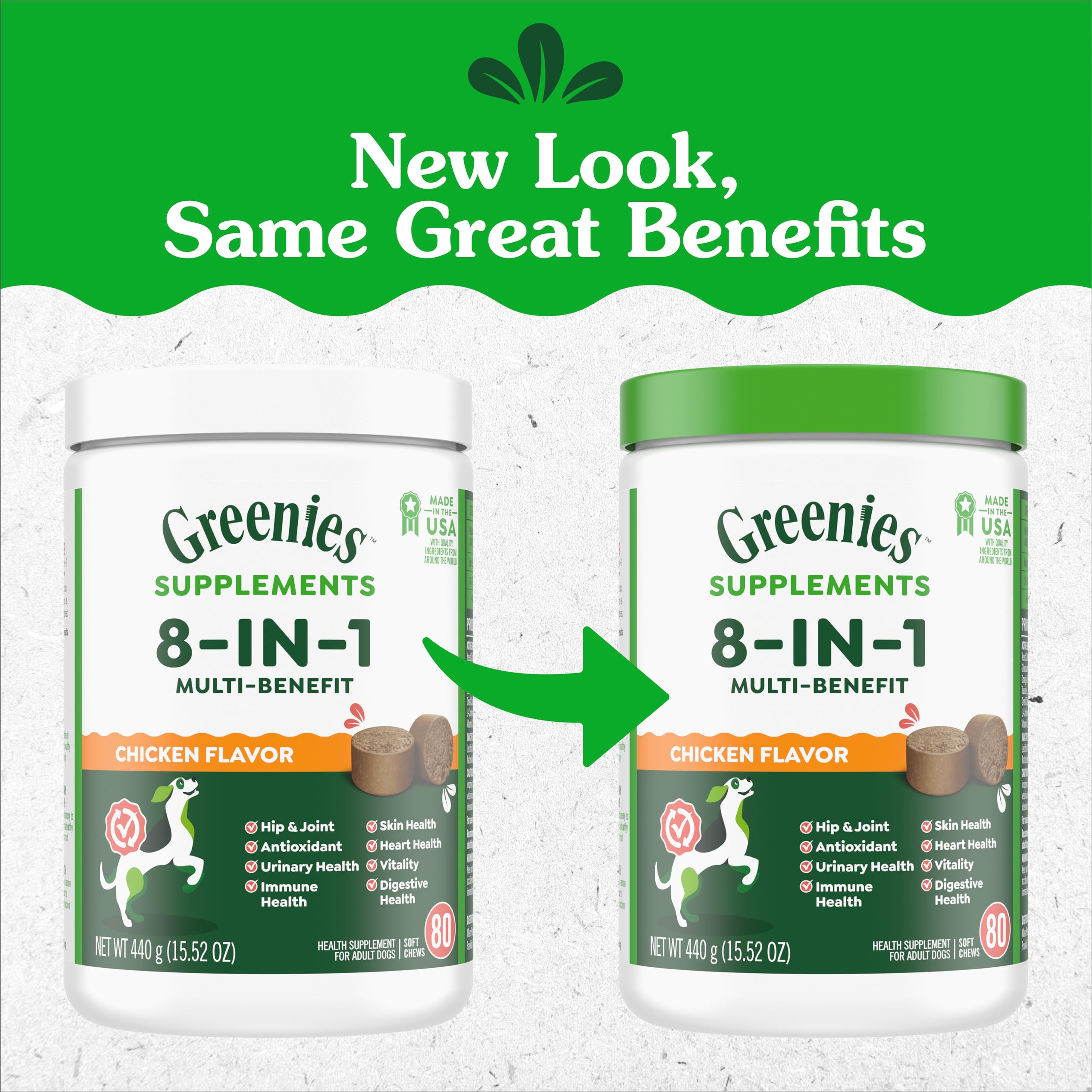 Greenies omega-3 para piel saludable y pelaje brillante