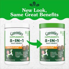 Greenies omega-3 para piel saludable y pelaje brillante