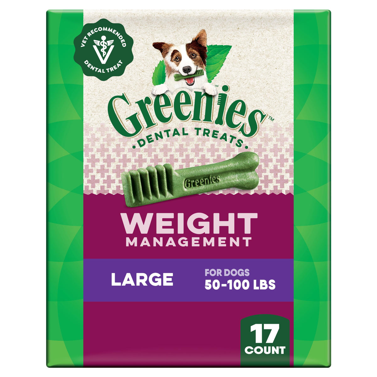 Greenies: paquete dental para perro grande 27oz, ayuda a mantener la higiene oral