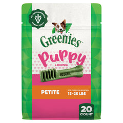 Greenies recompensa dental para cachorro mini, empaque 12 onzas