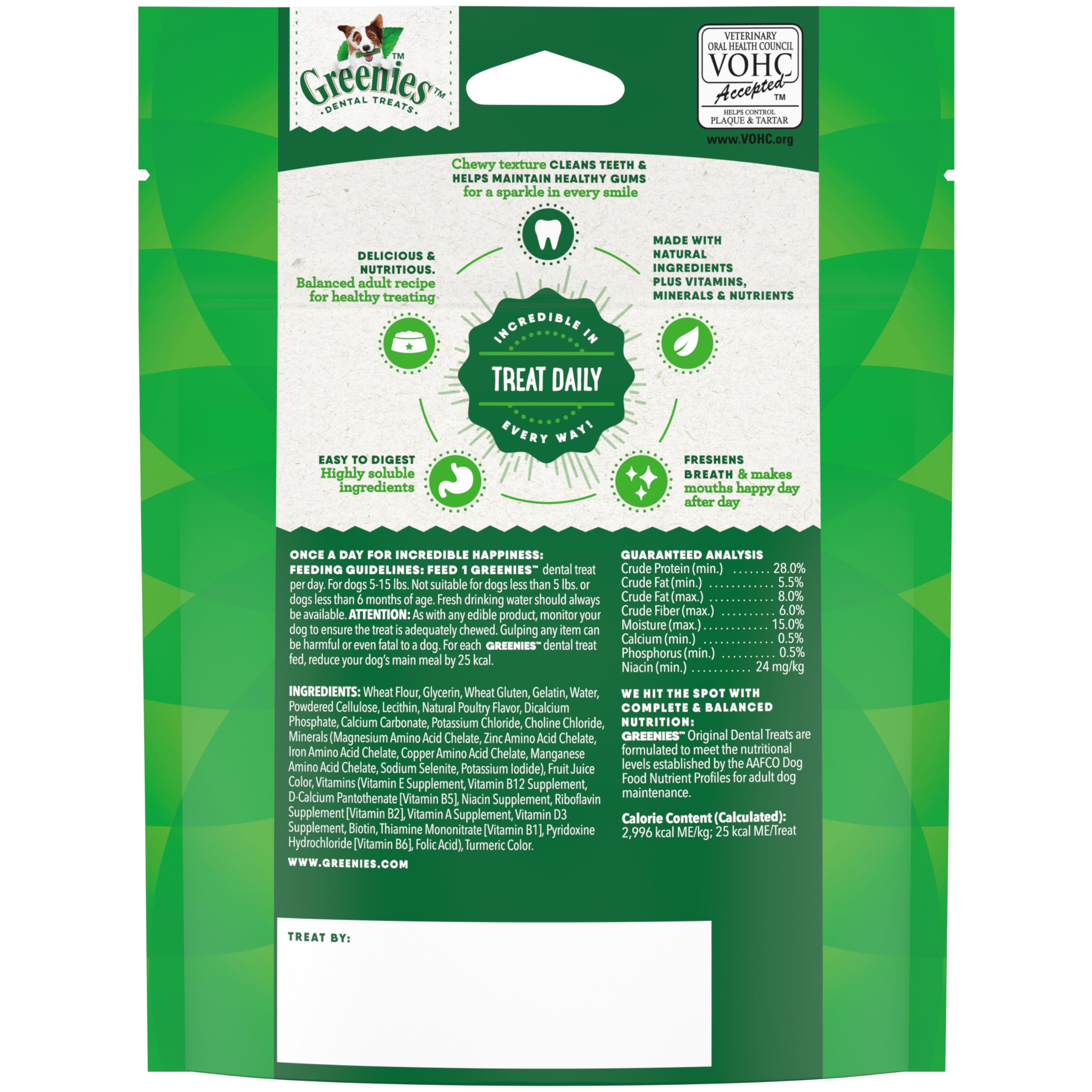 Greenies sabor original que mejora la experiencia de cuidado dental