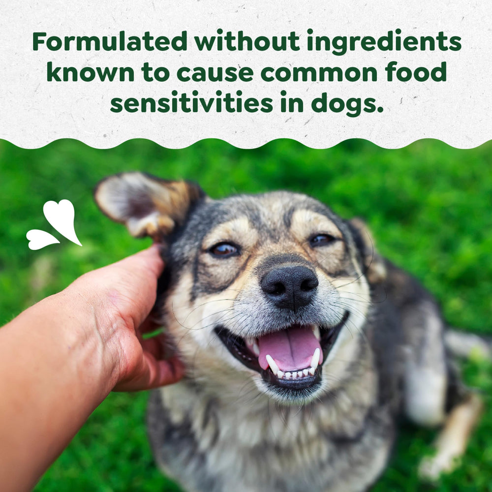 Greenies Sensitive Care: sin pollo, apto para dietas sin pollo.