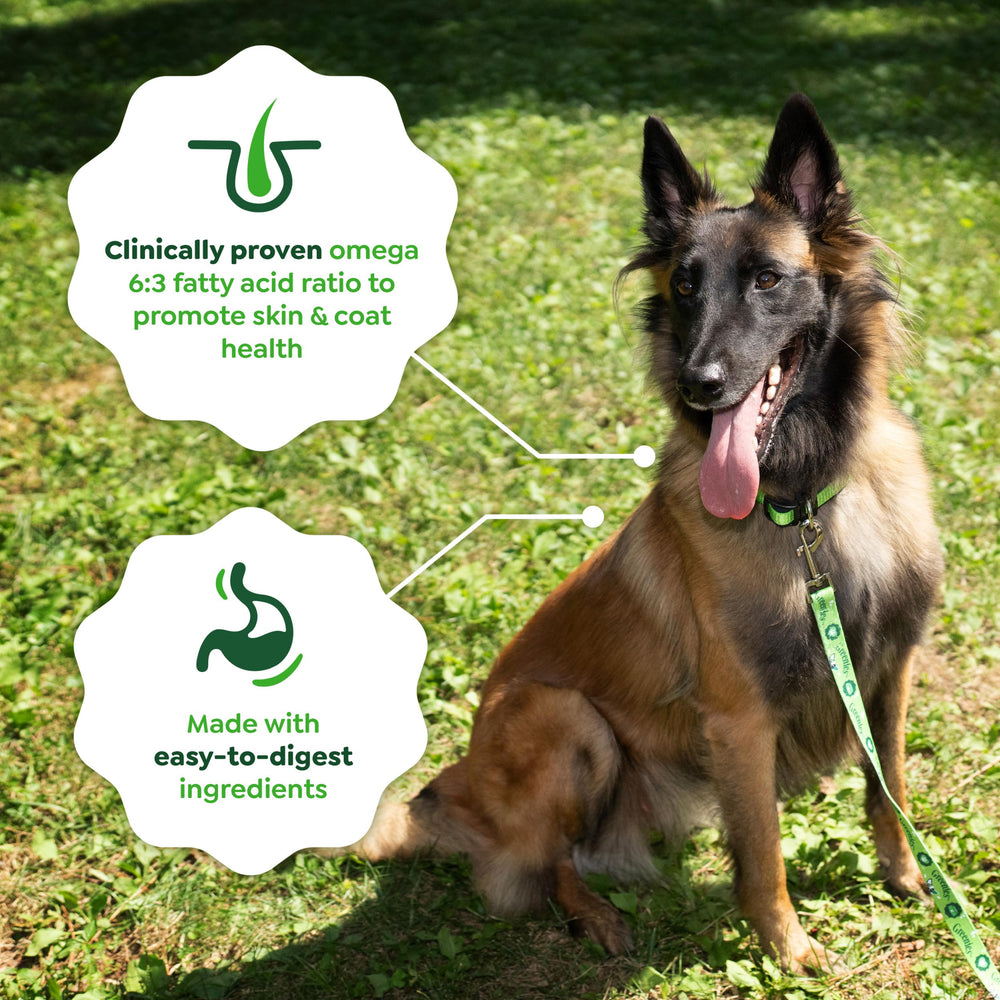 Greenies Smart Essentials envase hermético conserva frescura y aroma.