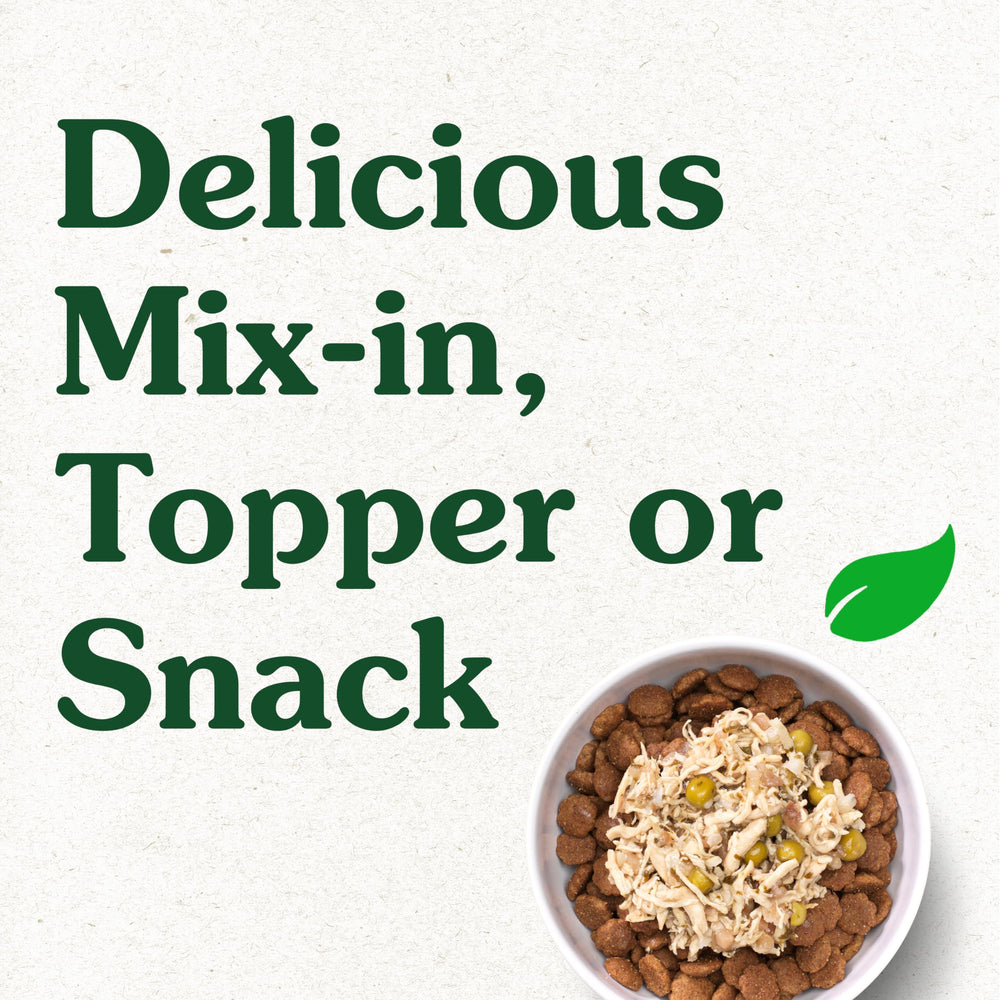 Greenies Smart Topper Ingredientes Naturales: ingredientes reconocibles para una comida más auténtica.