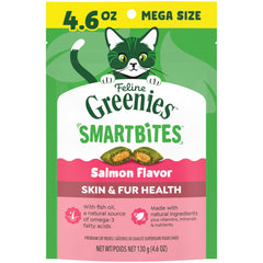 Greenies Smartbites empaque de salmón para piel y pelaje