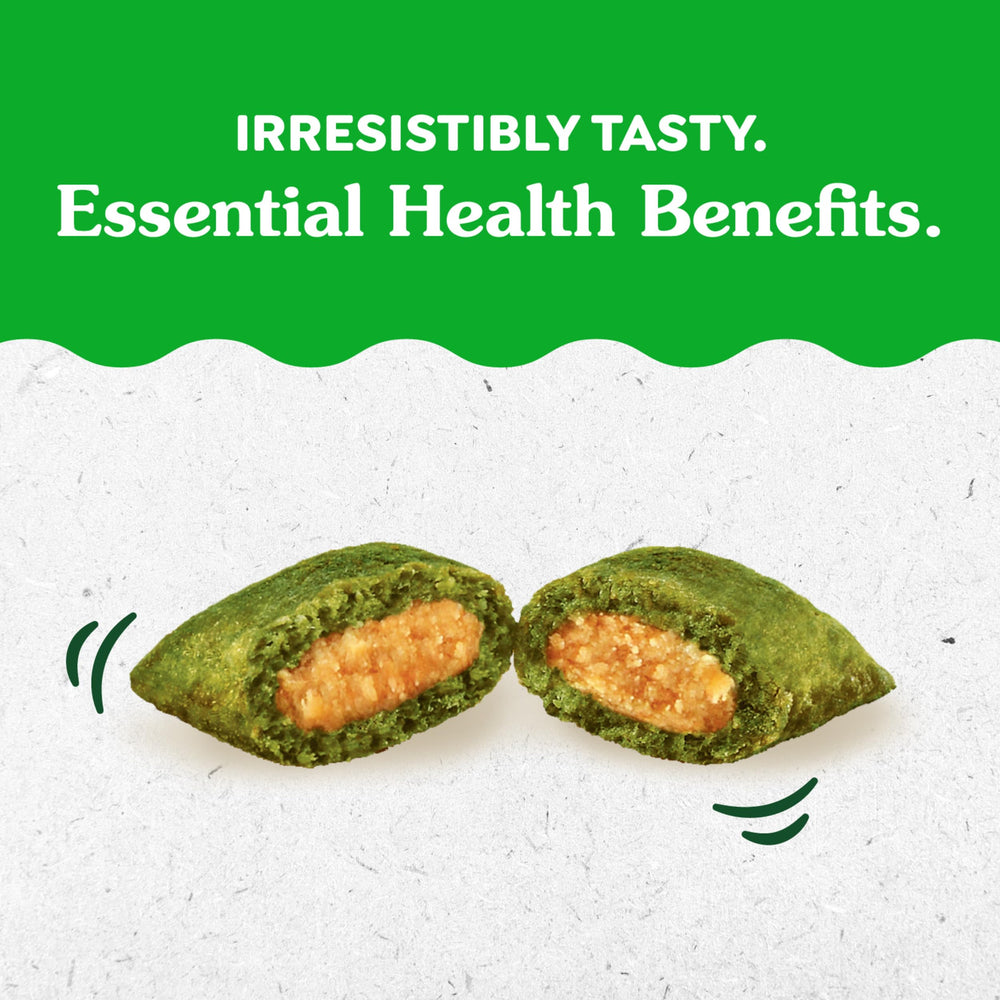 Greenies Smartbites ingredientes naturales, opción sabrosa y saludable para perros.
