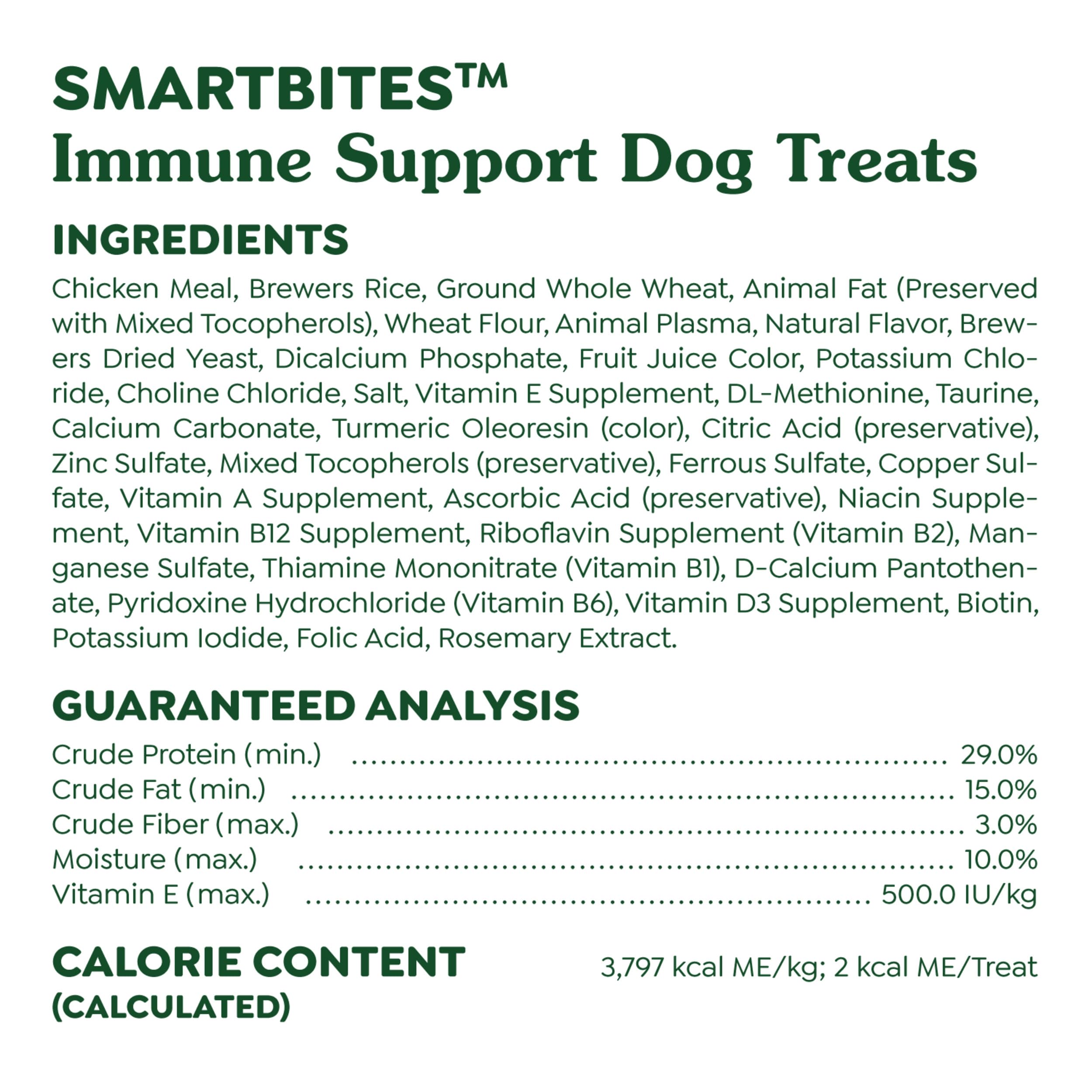 Greenies Smartbites vitamina E, complemento sabroso para una rutina diaria.