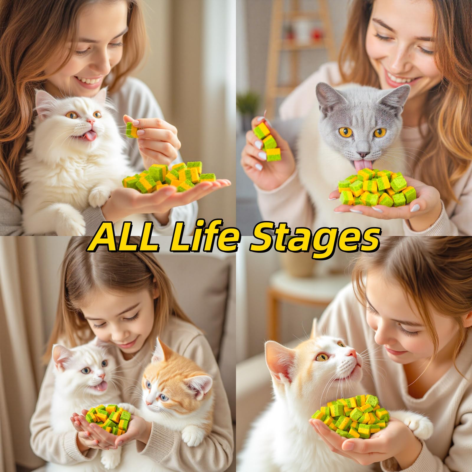 GREMBEB hierba comestible para gatos 60 g, apoyo digestivo