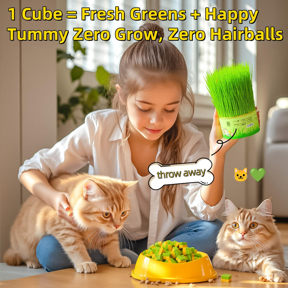 GREMBEB pellet hierba con aceite de pescado para gatos