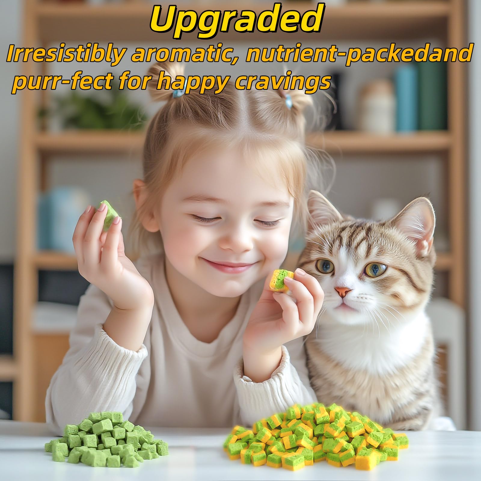 GREMBEB snack dental para gatos, recompensa sabrosa para masticar