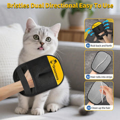 Guante Groomora lavable y reutilizable, ahorro frente a consumibles.