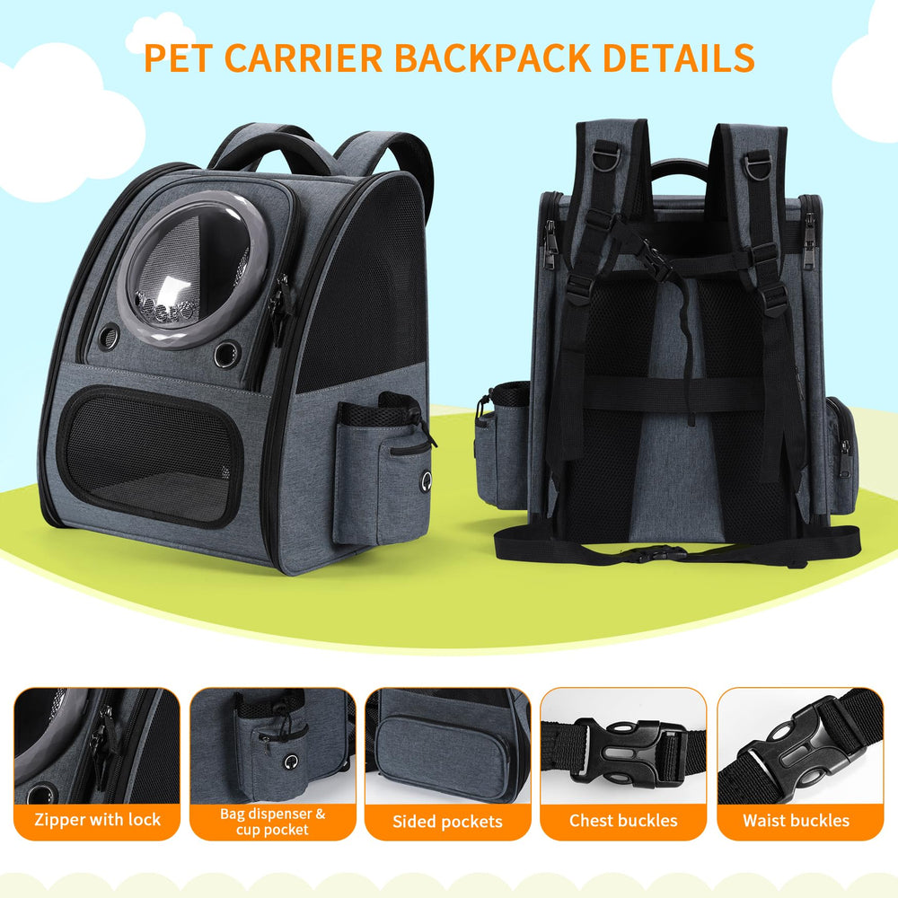 Groxkox Mochila burbuja plegable para viajar y caminar.