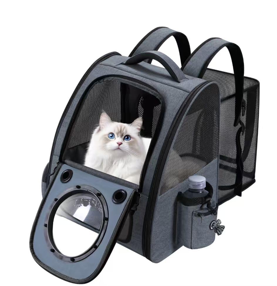 Groxkox Mochila burbuja para gatos, extensible y espaciosa para viajes.