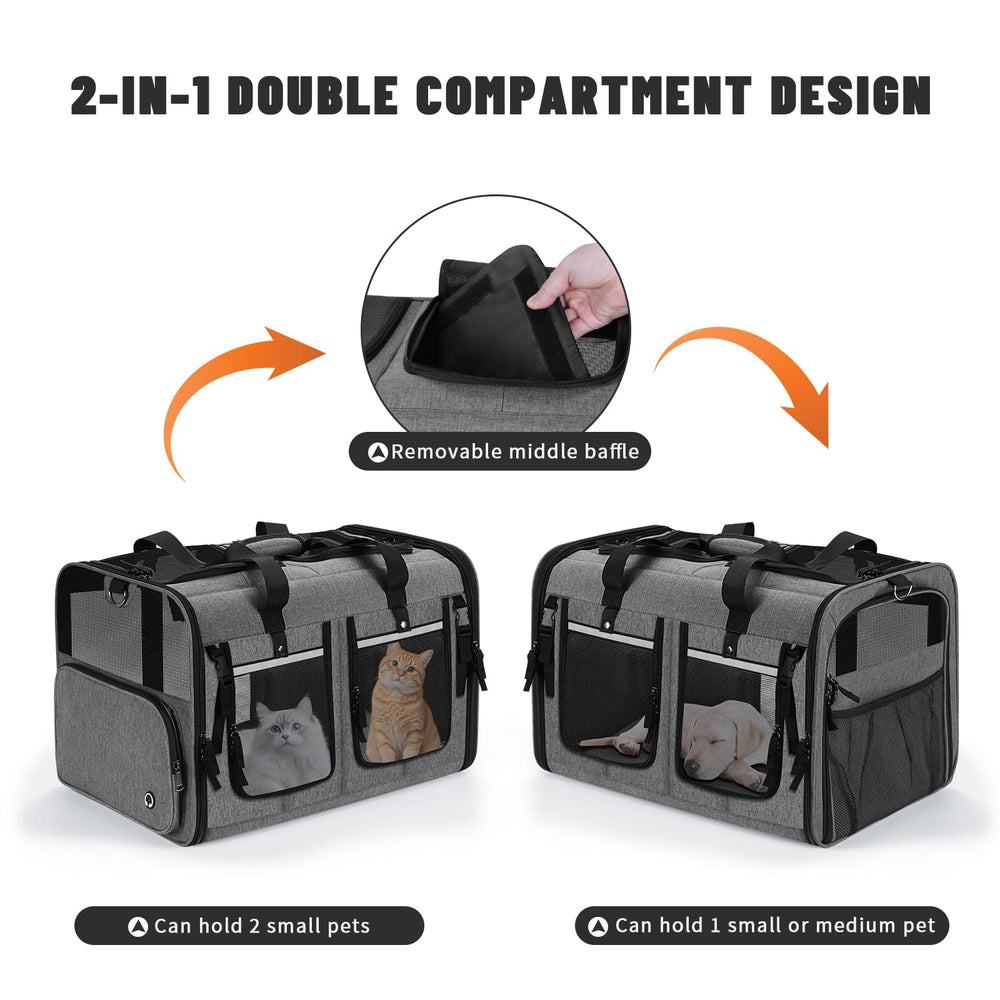 Groxkox diseño ergonómico para mascotas durante el traslado