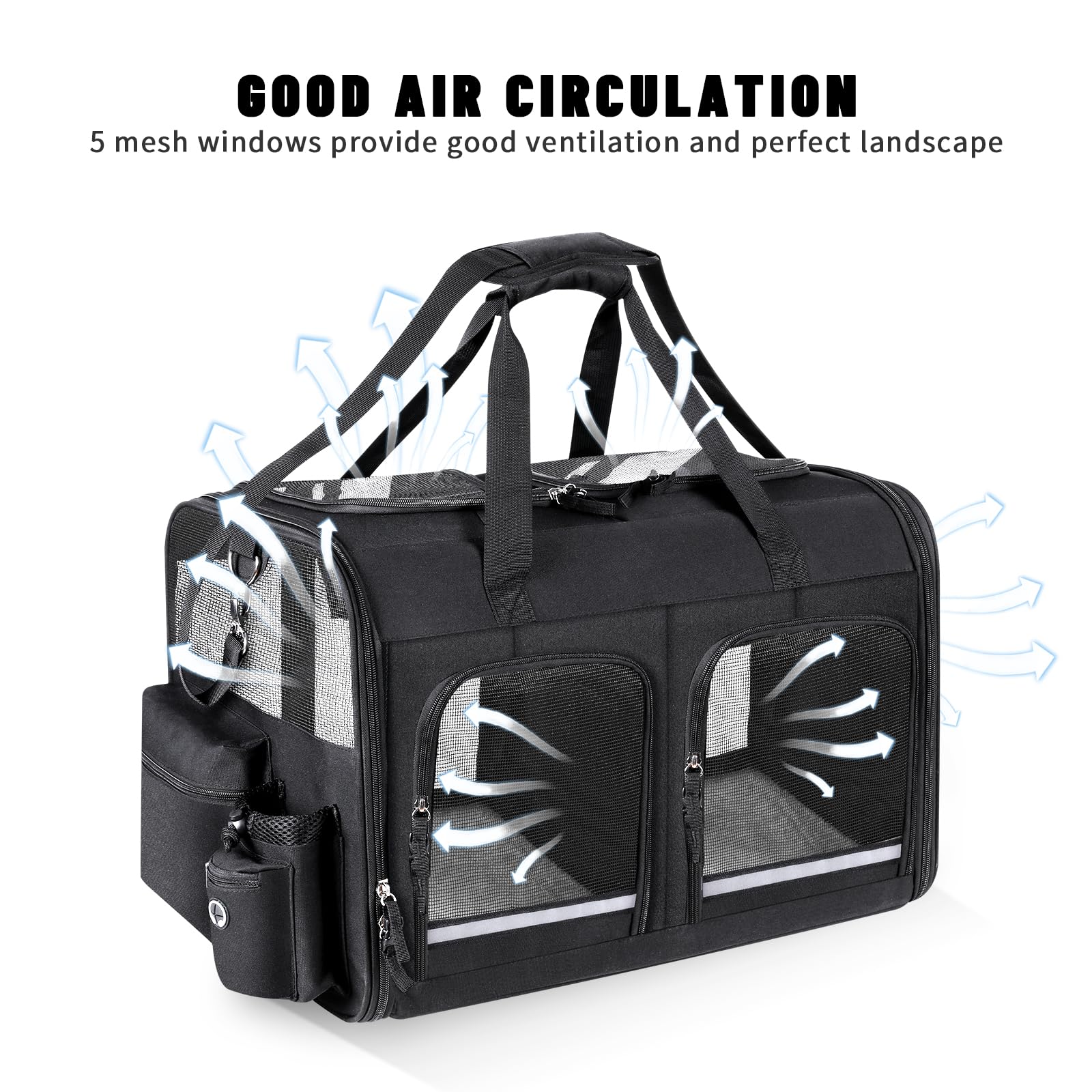 Transporte plegable Groxkox, ligero y fácil de guardar cuando no se usa.