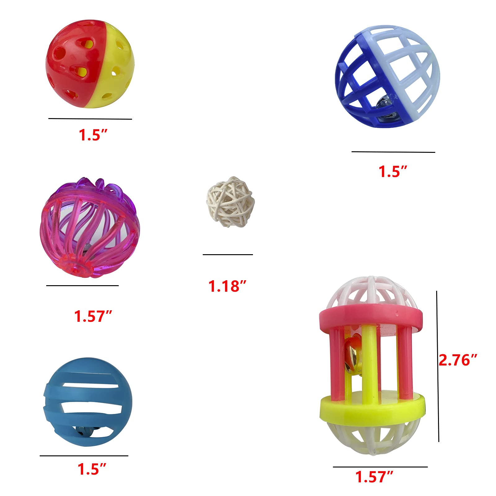 Pieza de entrenamiento para jaula: ayuda a balance y coordinación.