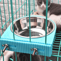 Guardians bol-dos-en-uno, alimento y agua, para jaulas, uso versátil.
