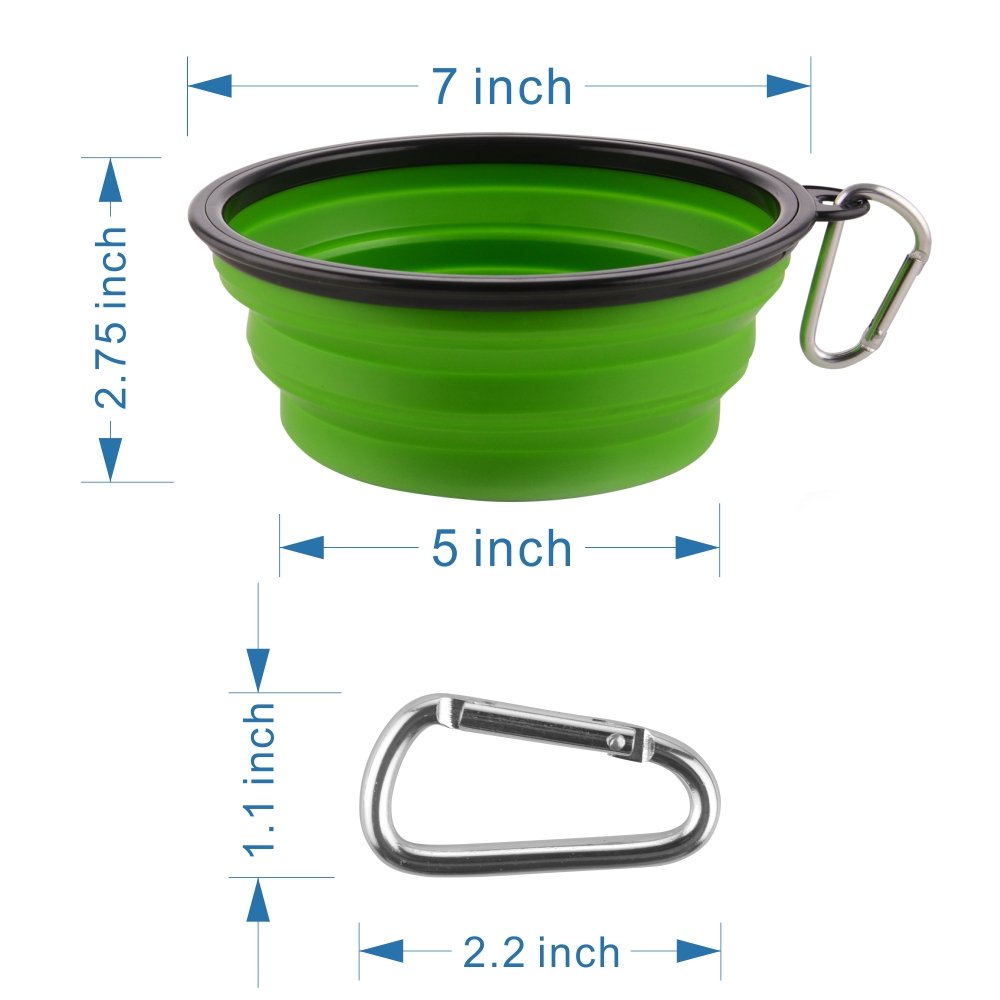 Ensemble de 2 bols Guardians pliables, parfait pour chiens et chats