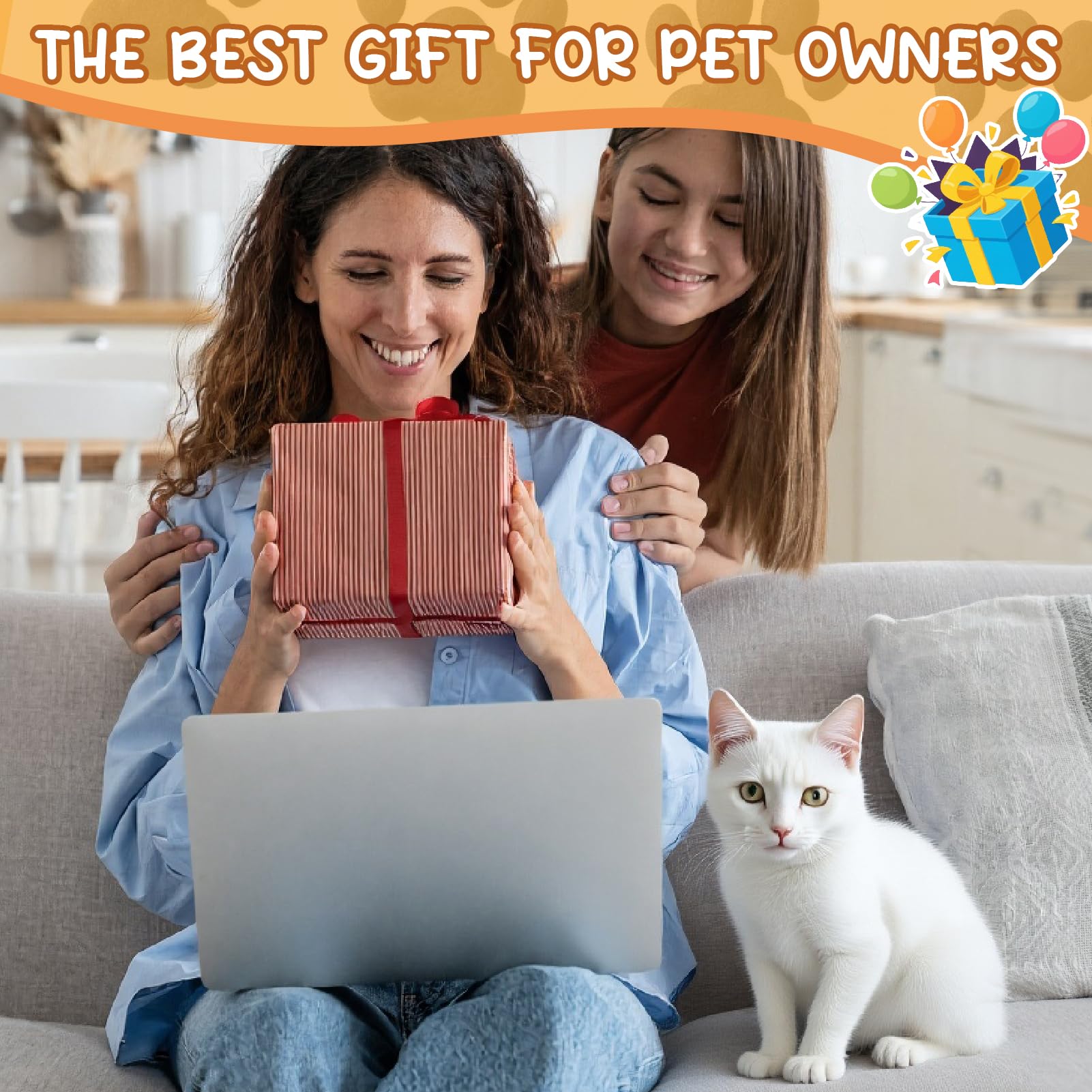 Guiqulai accesorio regalo mascotas: ideal para fans de gatos y recuerdos