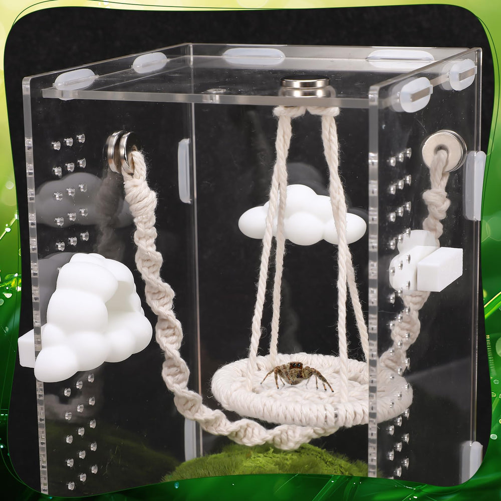 Guiqulai instalacion facil y ajustable, personaliza el terrario sin complicaciones
