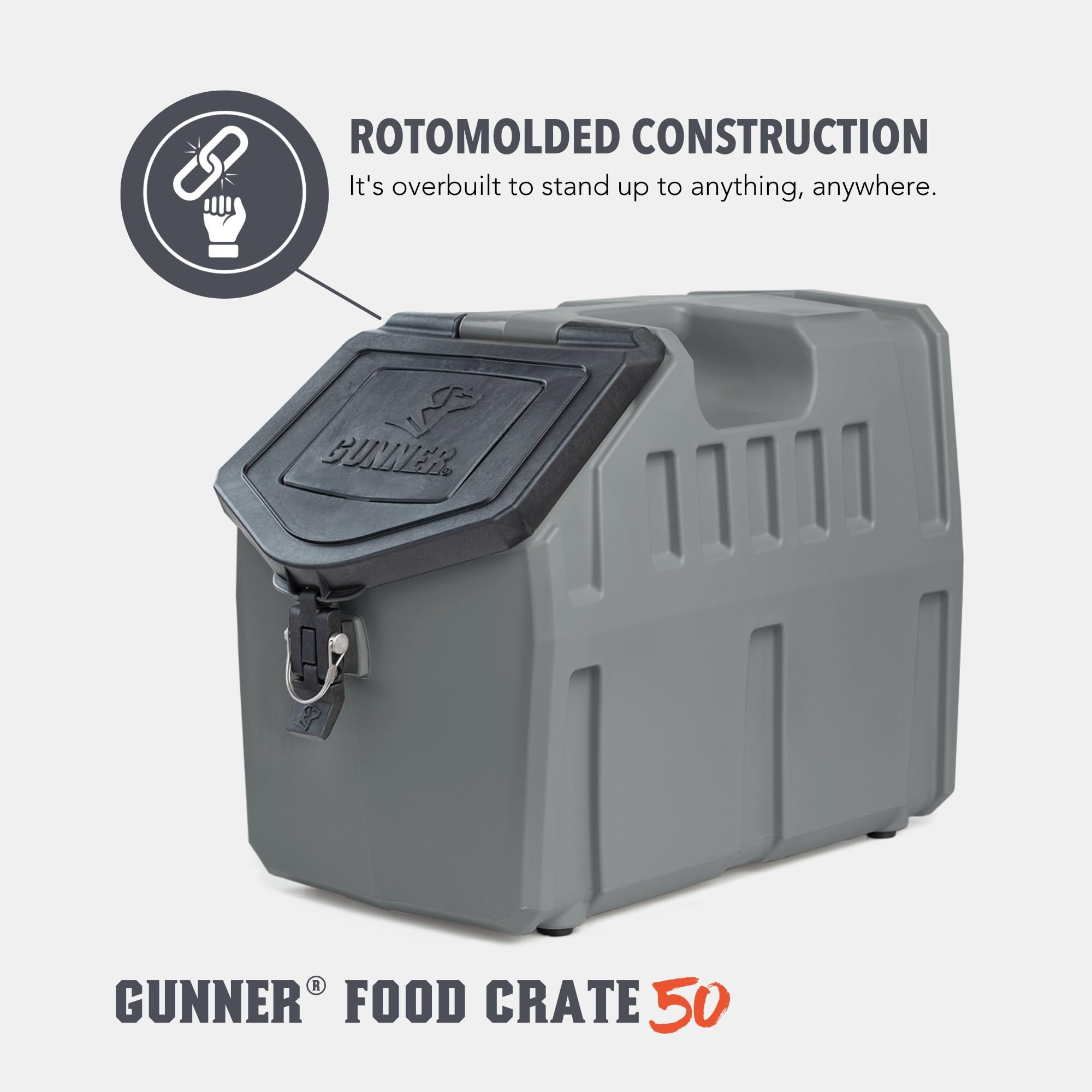 GUNNER Cierre hermético IP66 protege el alimento de polvo y agua.