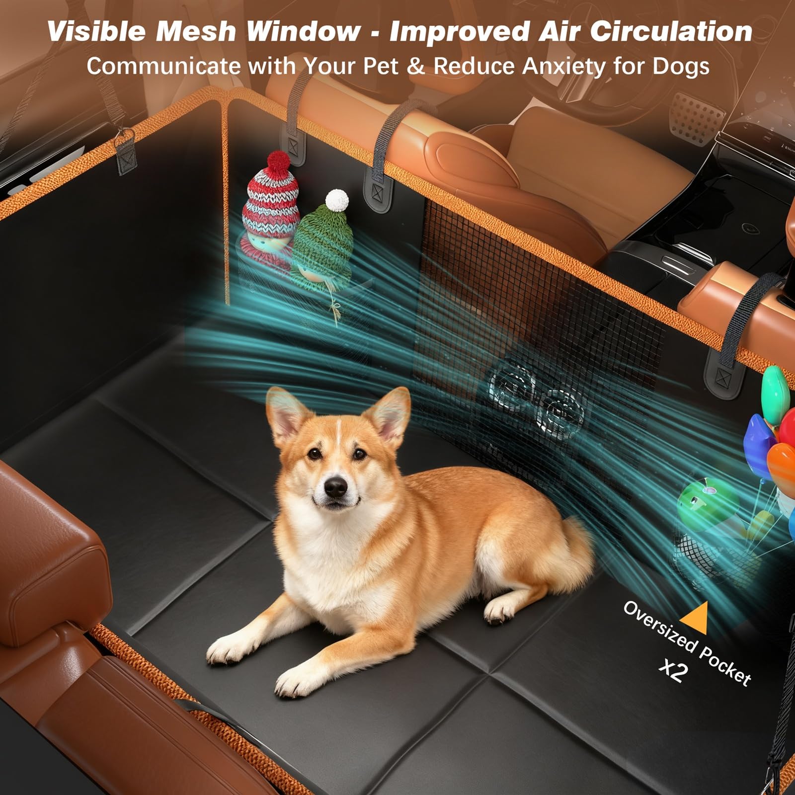 Gusil material sin olores crea un ambiente cómodo en el coche.