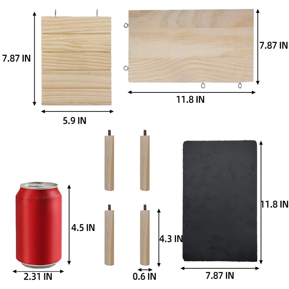 Gxsdj madera de alta calidad simula hábitat natural para reptiles.