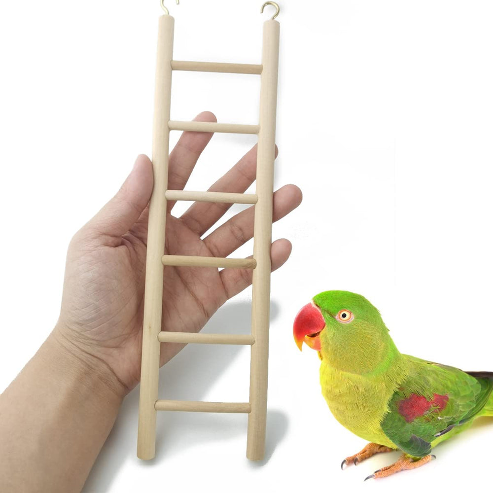 GXXMEI detalle de madera natural, acabado suave para aves pequeñas.