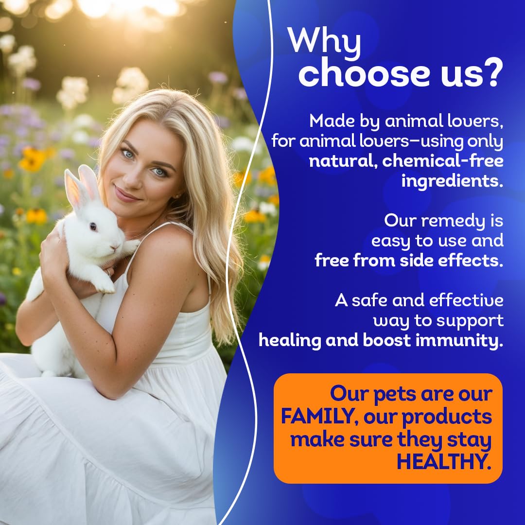 HealthyAnimals4Ever HA4E tabletas para cuidado preventivo del conejo