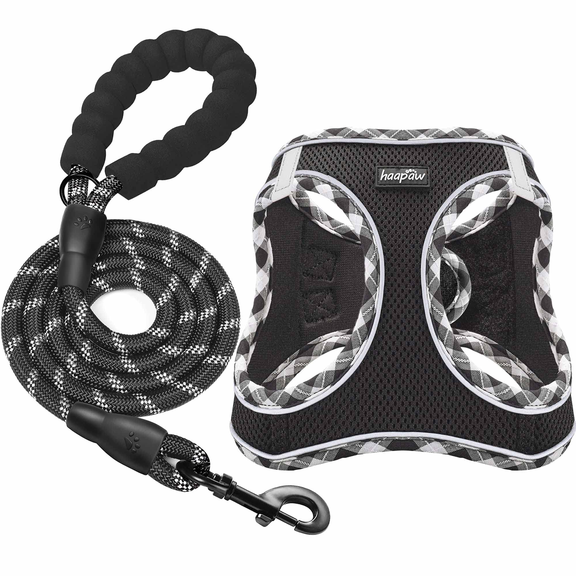 Haapaw harnais-laisse ensemble pour chien, confort et liberté lors des promenades quotidiennes.