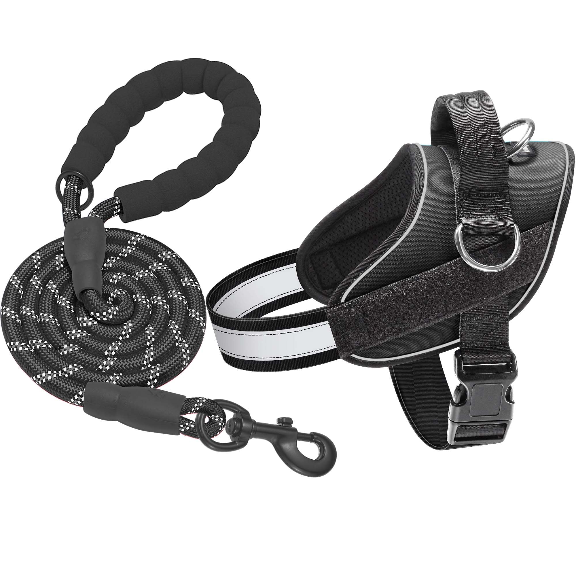 Arnés Haapaw resistente de nylon para perros grandes, paseos duraderos.