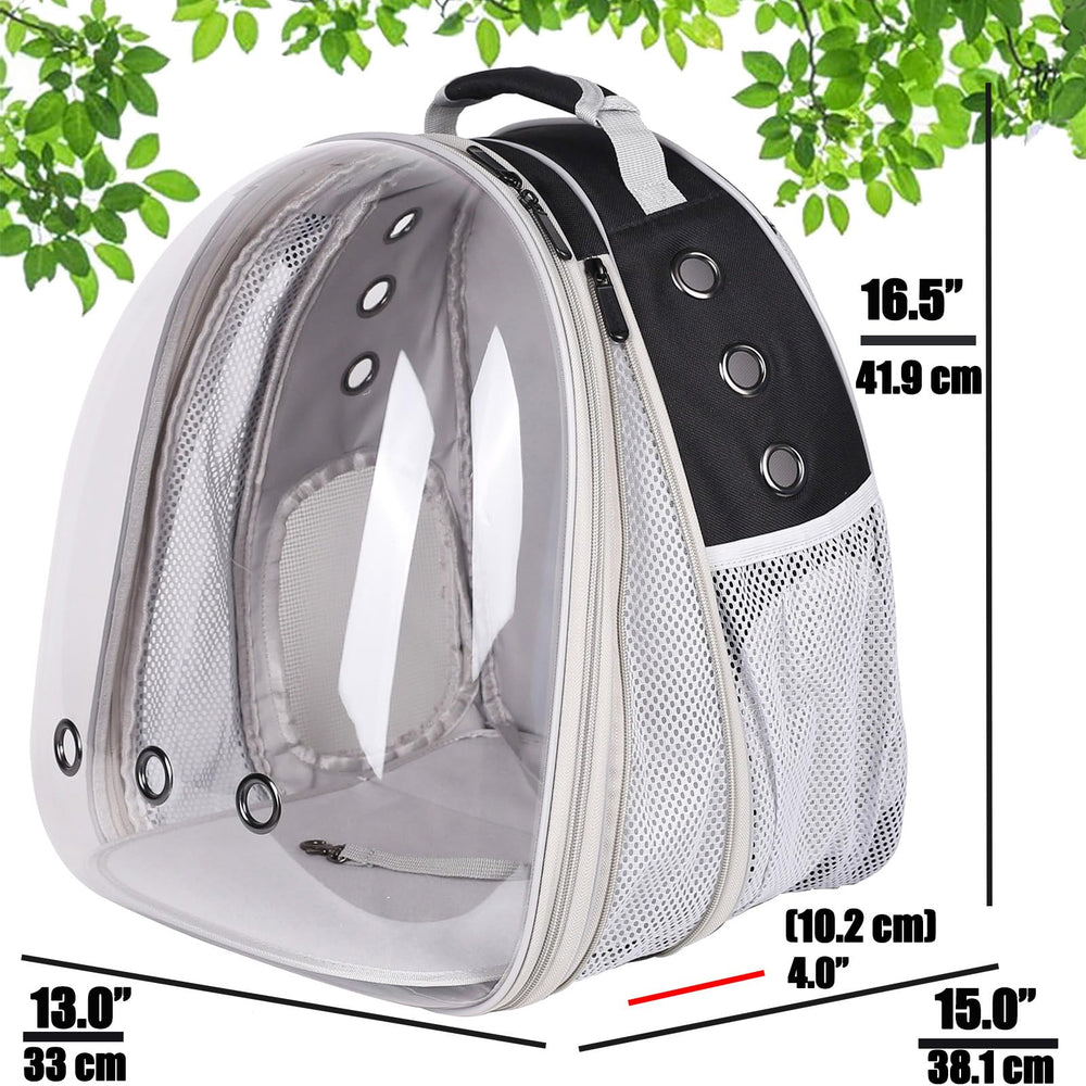 halinfer cartera-gato-capacidad-20libras ideal para felinos grandes y confortables viaje