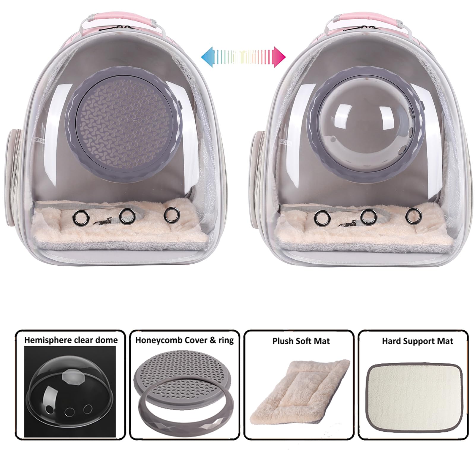 Mochila halinfer con correas ergonómicas para ajuste seguro