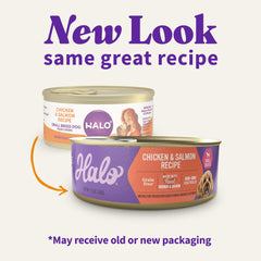 Halo, carne real completa en lata; sabor auténtico y digestión suave.
