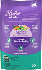 Halo croquetas secas veganas para perros, fórmula completa.