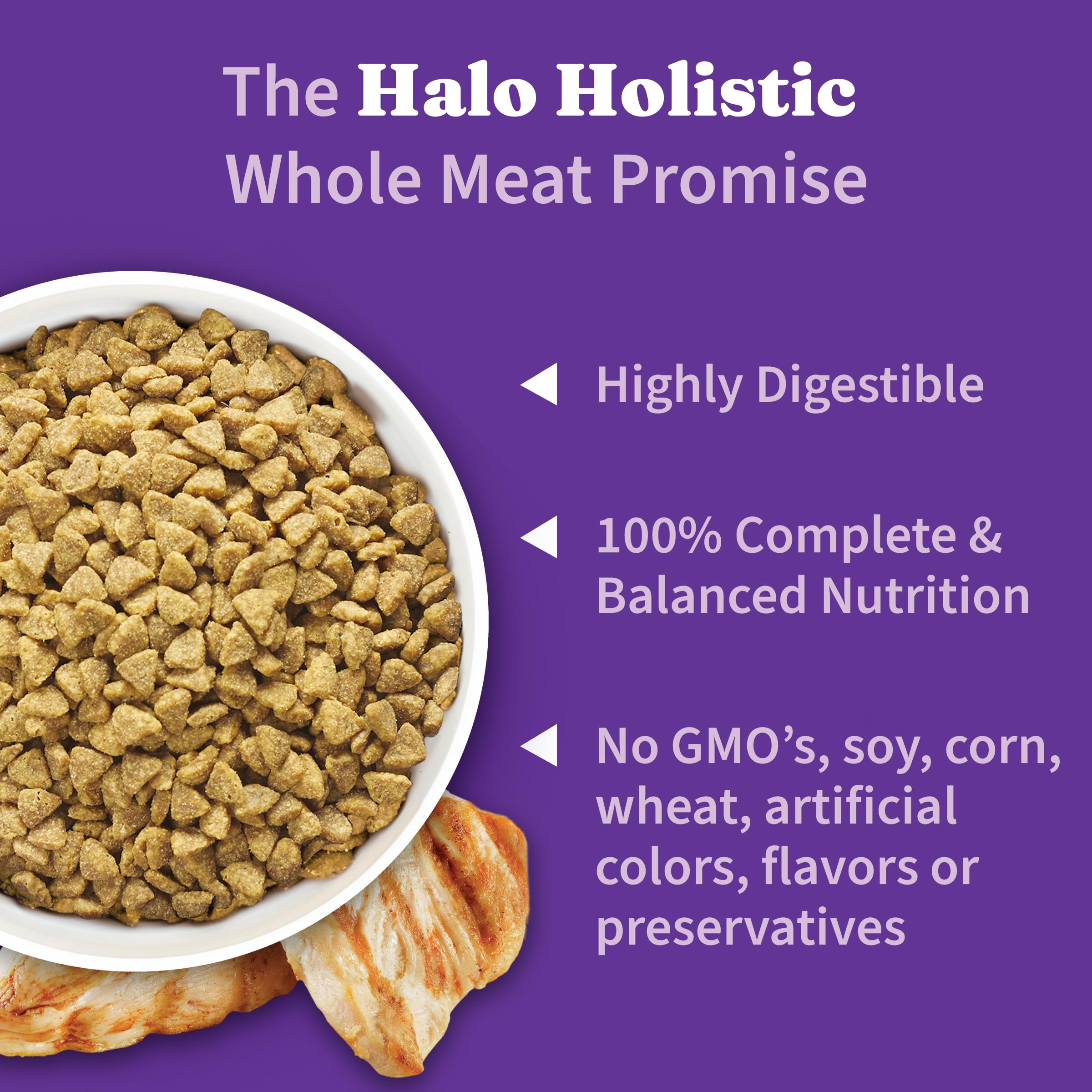 Comida Halo Holístico cocinada en Estados Unidos para gatos