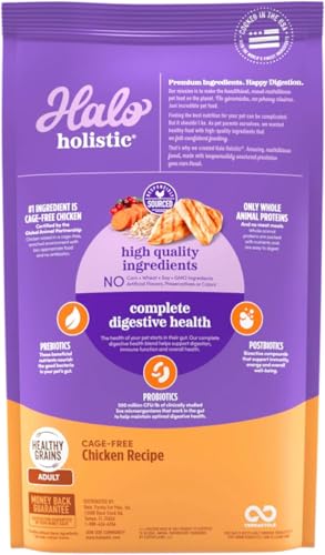 Croquetas de Halo Holístico, textura del alimento de pollo