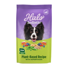 Halo Holistic receta vegetal con superalimentos en bolsa de 21 libras para dieta equilibrada