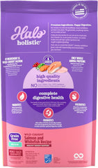 Halo Holistic sin granos mejora la dieta de gatos de interior.