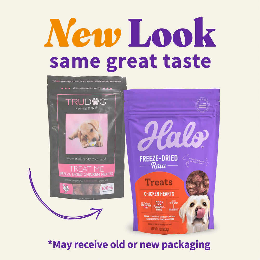 Halo nutrición cruda deshidratada: sabores naturales sin rellenos para perros.