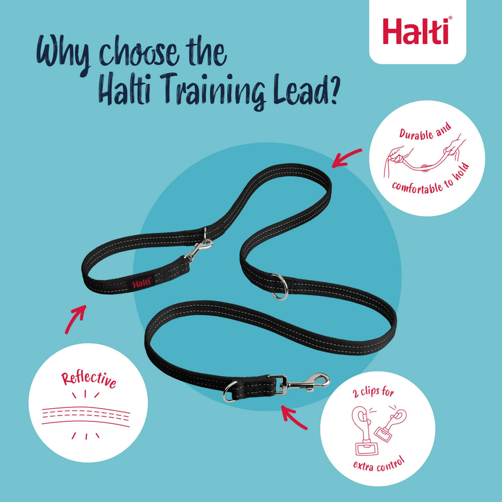 Halti Training Leash: correa suave y duradera para uso diario.