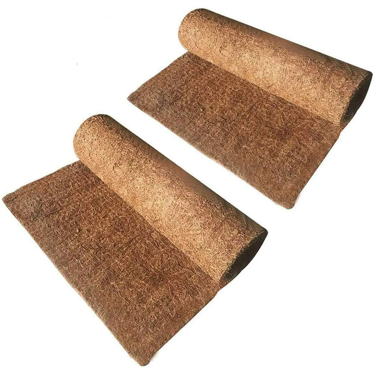 Alfombra Hamiledyi de fibra de coco, rectangular para terrario, absorbente.