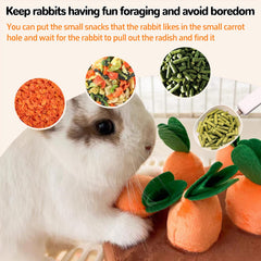 Hamiledyi conejo-juguete-educativo-snuffle promueve juego sensorial
