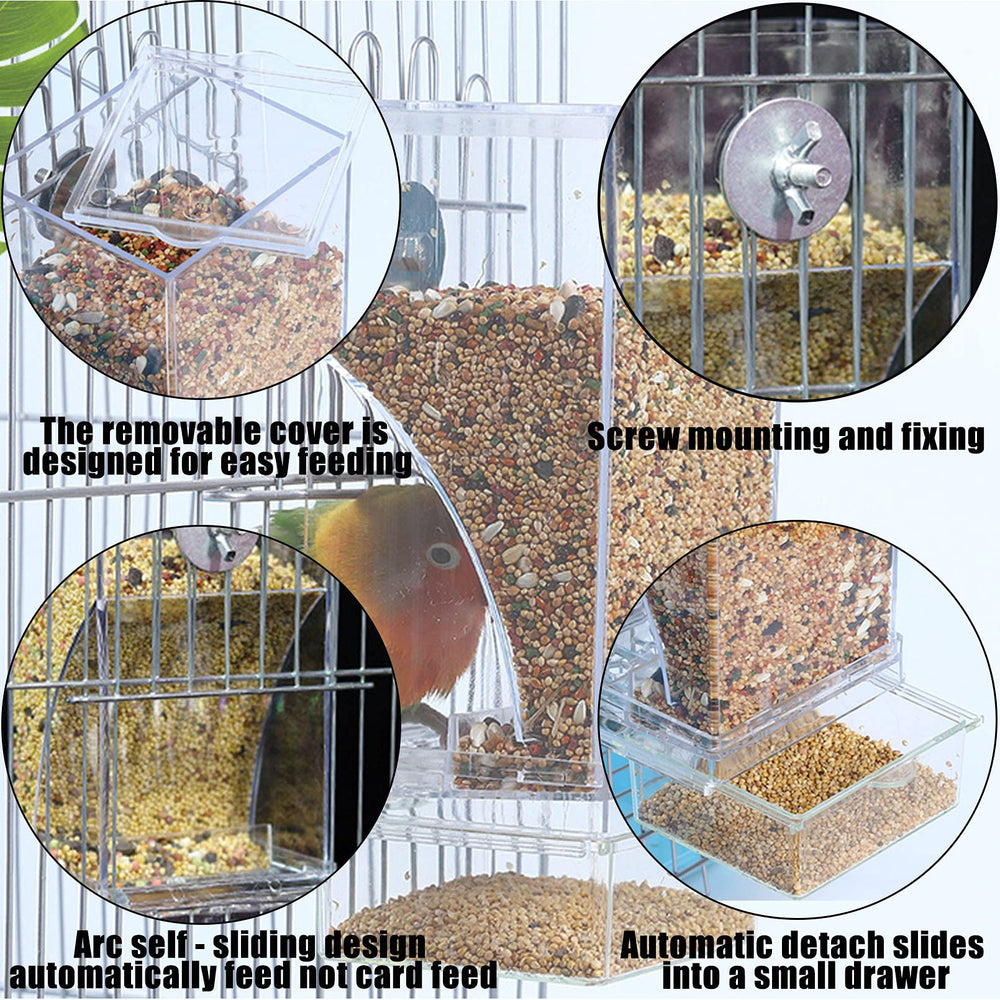 Hamiledyi dispensador automatico para aves evita atascos y mantiene la alimentación.